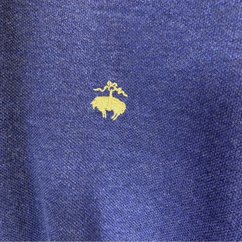 BROOKS BROTHERS Men's Large Original Performance Polo Shirt Set Blue & Orange - Picture 5 of 9
